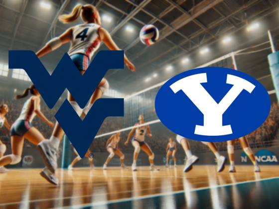West Virginia Mountaineers at BYU Cougars Womens Volleyball